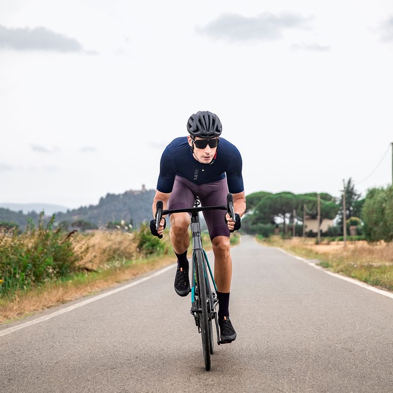 Pánský cyklistický dres Alé Color Block navy blue 10