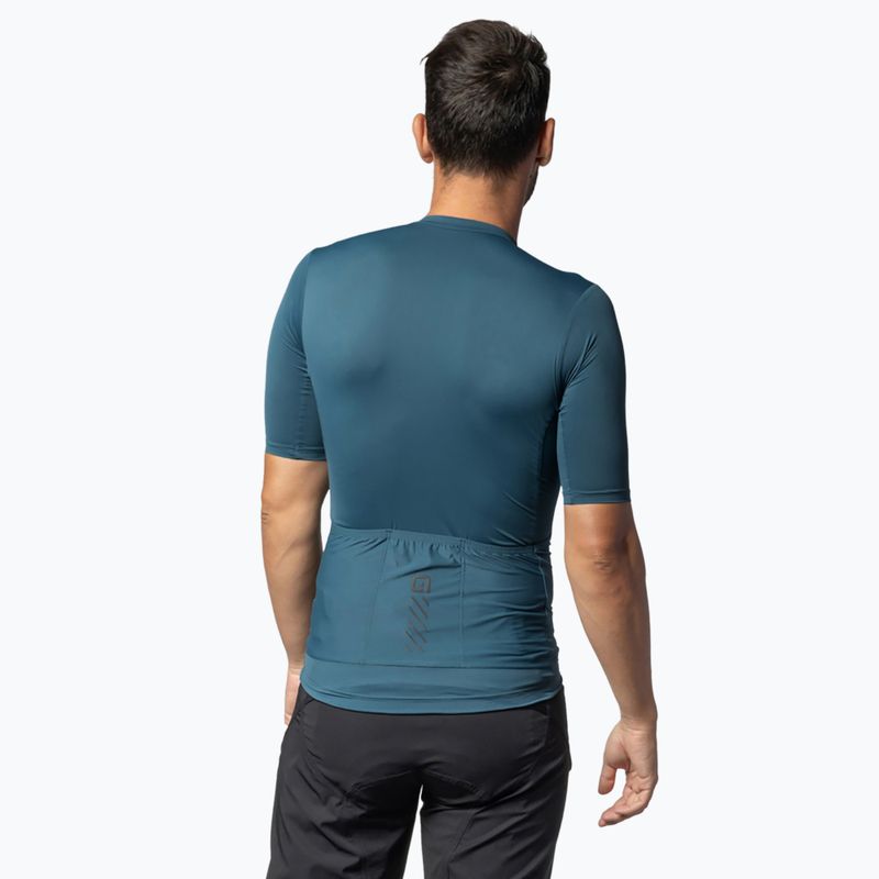 Pánský cyklistický dres Alé Color Block Off Road leaf green 2