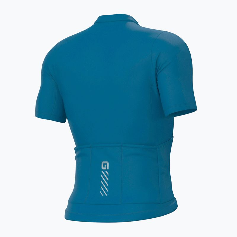 Pánský cyklistický dres Alé Color Block Off Road leaf green 7