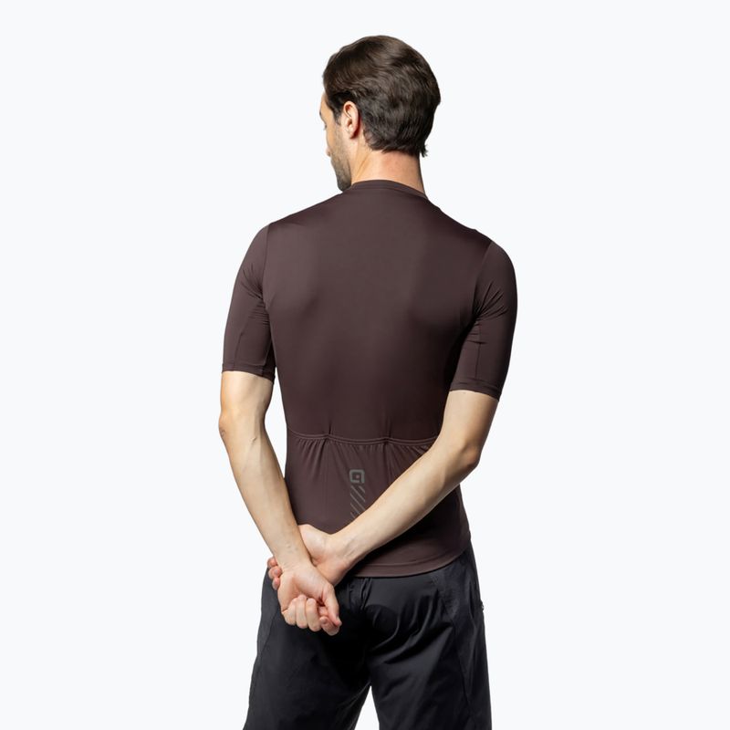 Pánský cyklistický dres Alé Color Block Off Road cocoa brown 2