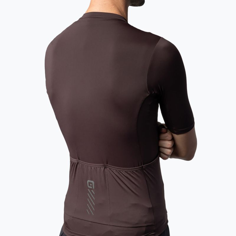 Pánský cyklistický dres Alé Color Block Off Road cocoa brown 5