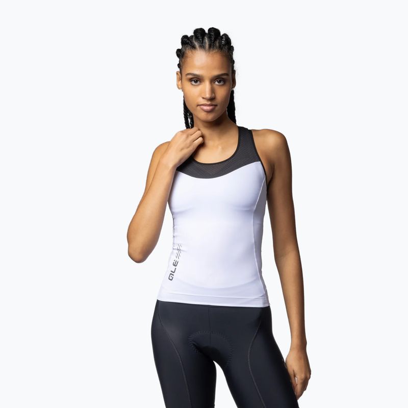Dámský cyklistický dres Alé Color Block TT white
