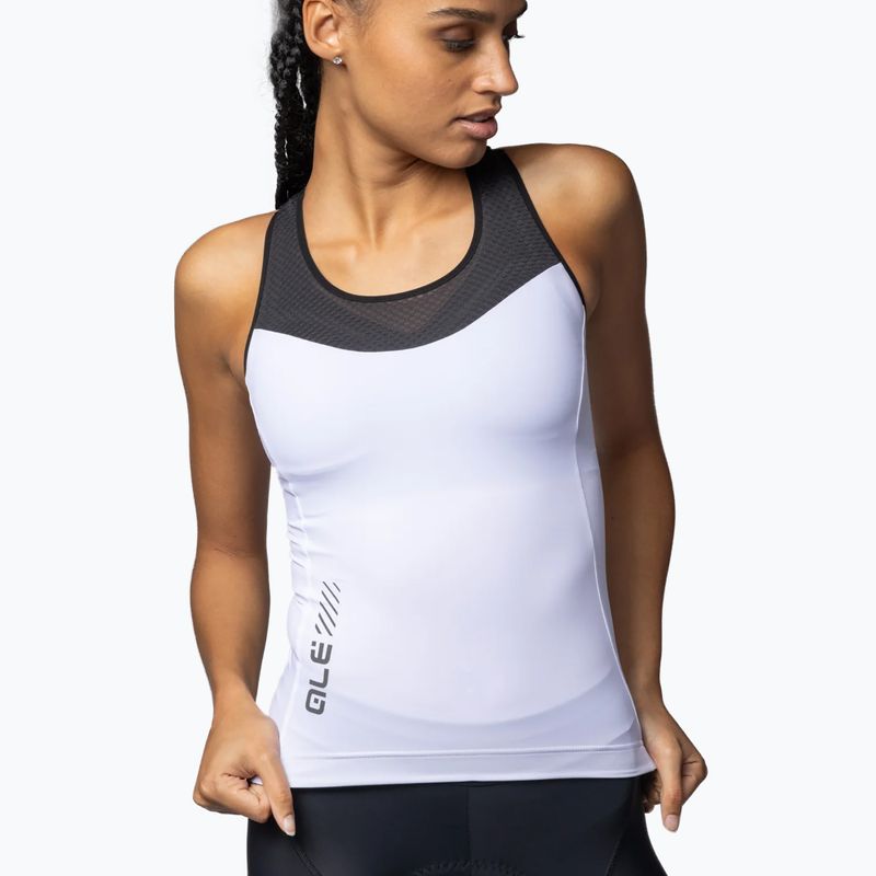 Dámský cyklistický dres Alé Color Block TT white 3