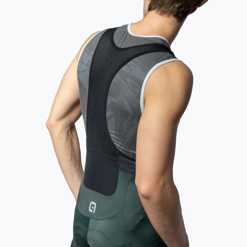 Pánské cyklistické šortky Alé Stones Cargo Bibshorts green wood 4