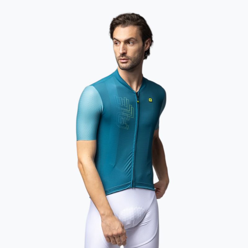 Pánský cyklistický dres Alé Follow Me teal