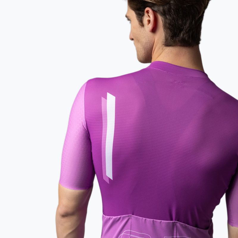 Pánský cyklistický dres Alé Follow Me cyclamen 4