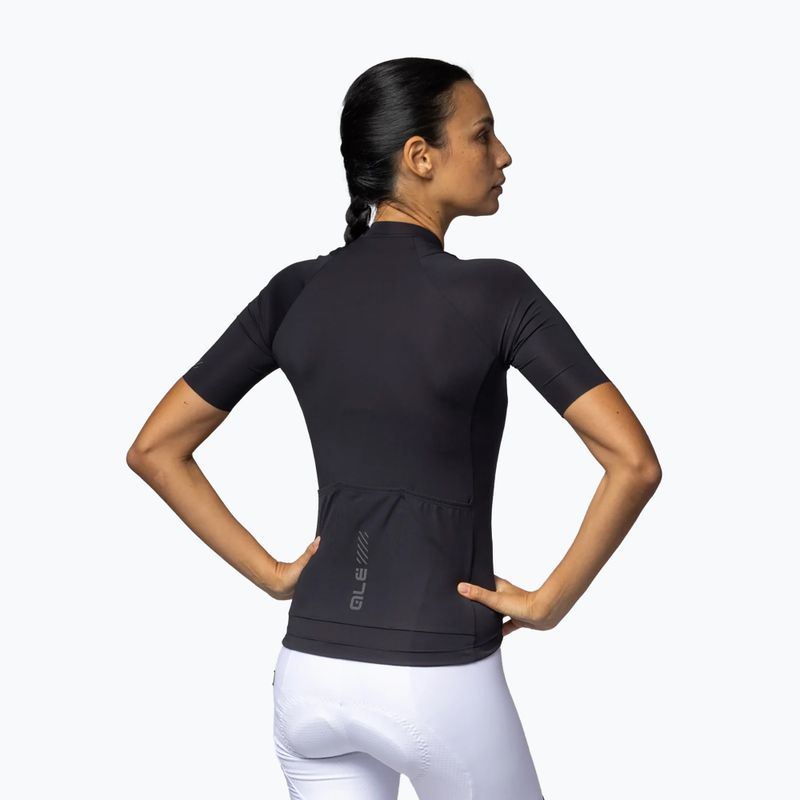 Dámský cyklistický dres Alé Color Block black 2