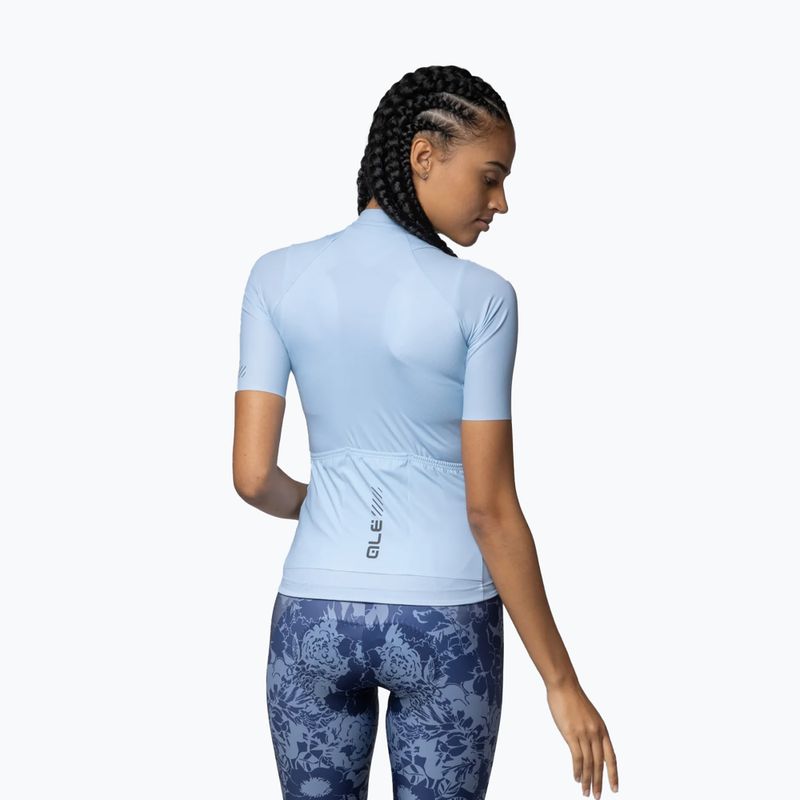 Dámský cyklistický dres Alé Color Block aqua 2