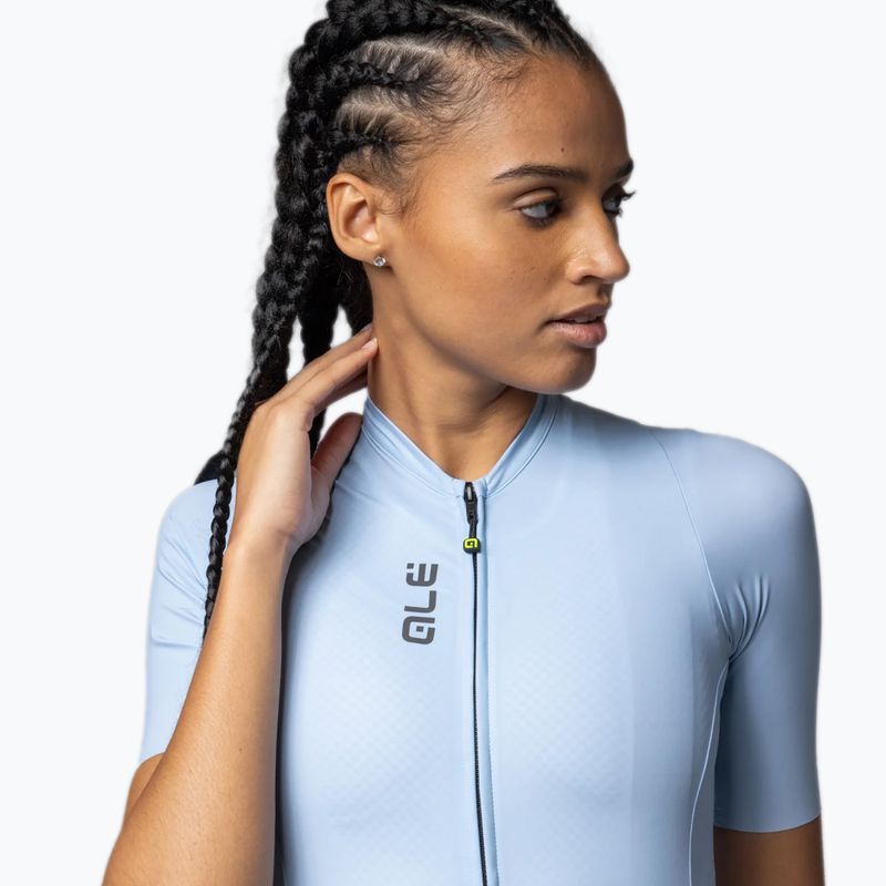 Dámský cyklistický dres Alé Color Block aqua 4
