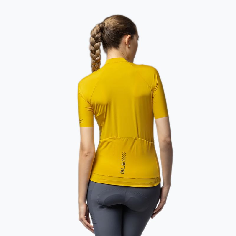 Dámský cyklistický dres Alé Color Block Off Road ginger 3