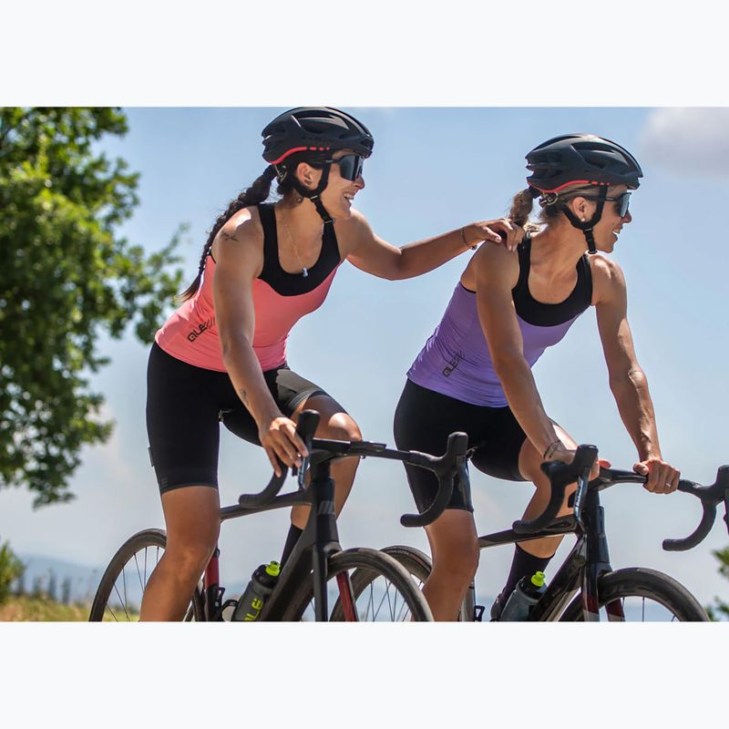 Dámský cyklistický dres Alé Color Block TT flamingo pink 6