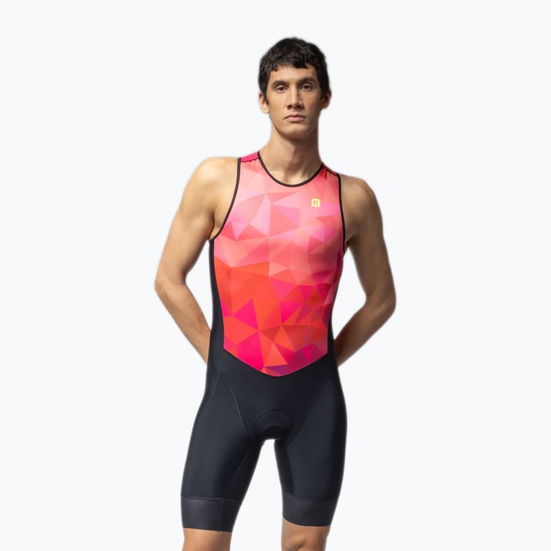 Pánská triatlonová kombinéza Alé Triple pink combo