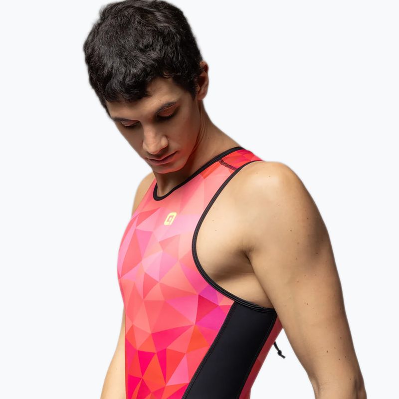 Pánská triatlonová kombinéza Alé Triple pink combo 3