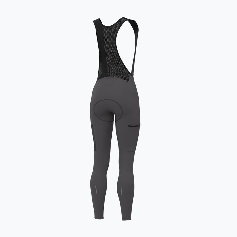 Dámské cyklistické kalhoty Alé Stones Cargo 2.0 Bibtights acciaio/steel 2