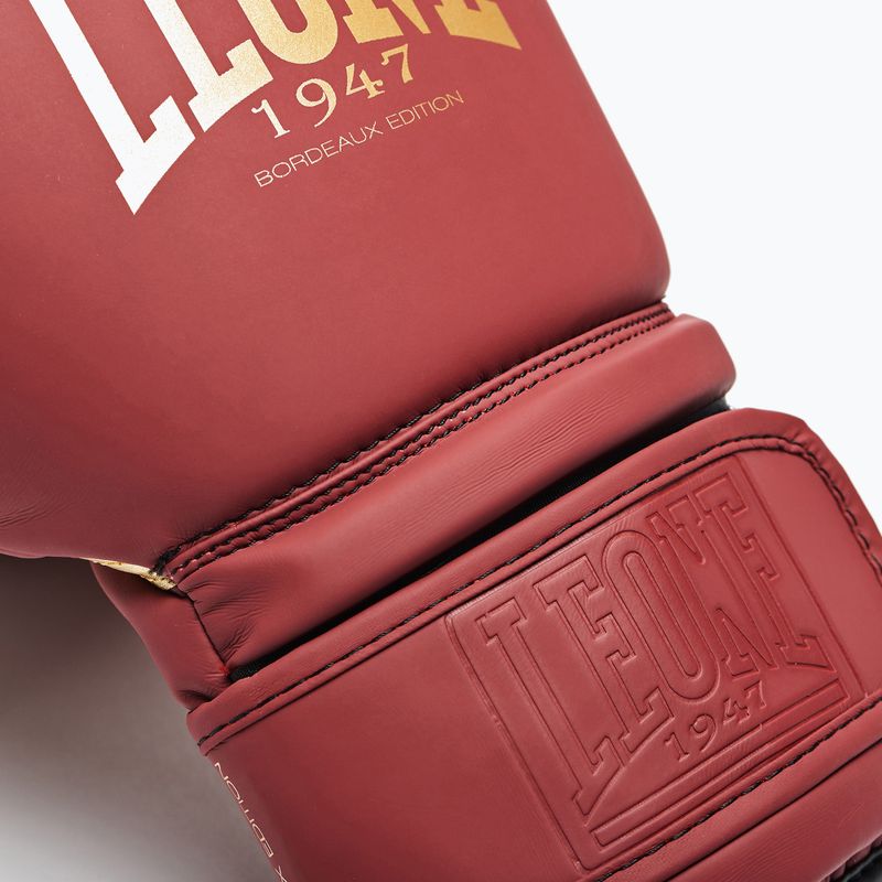 Boxerské rukavice LEONE 1947 Idol burgundy 6
