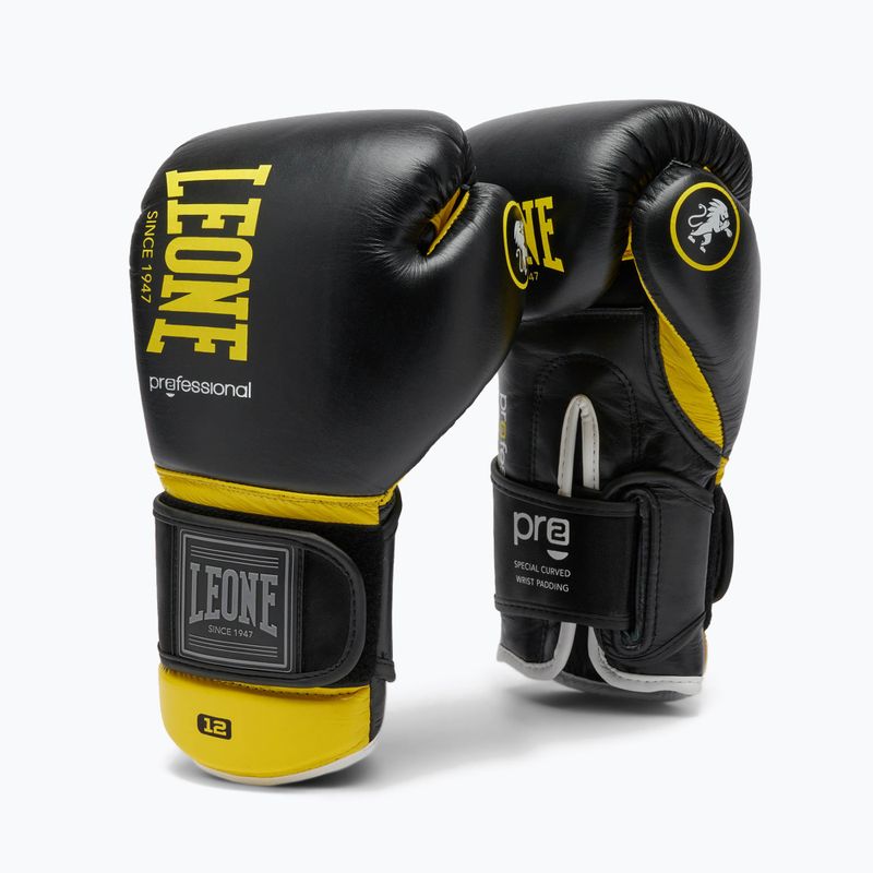 Boxerské rukavice LEONE 1947 Professional 2 yellow 2
