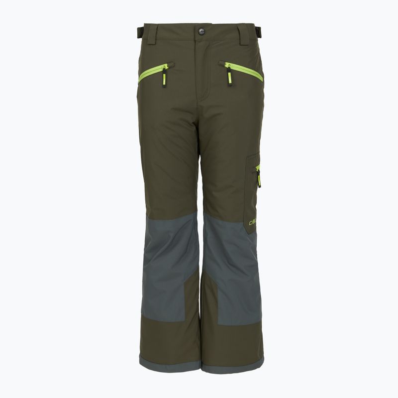 Dětské lyžařské kalhoty CMP 32W0504 olive/jungle