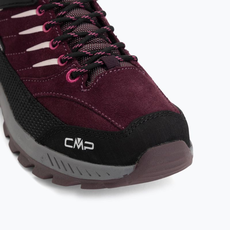 Dětské trekové boty CMP Rigel 2.0 Mid Waterproof black berry/amaranto 7