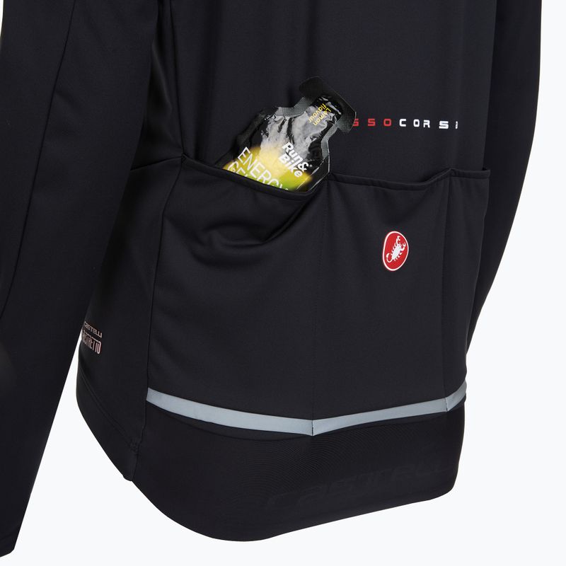 Pánská cyklistická bunda Castelli Perfetto Air light black 4