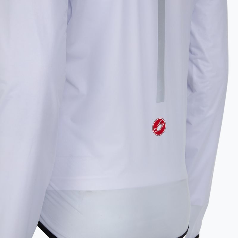Pánská cyklistická bunda Castelli Squall Shell silver gray/black 3