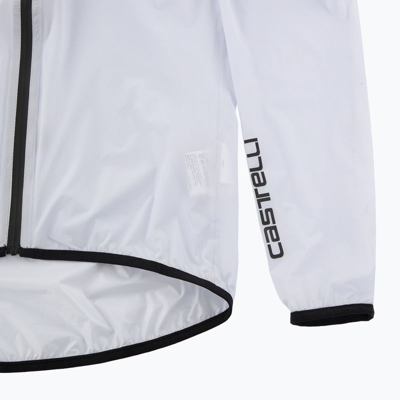 Pánská cyklistická bunda Castelli Squall Shell silver gray/black 4