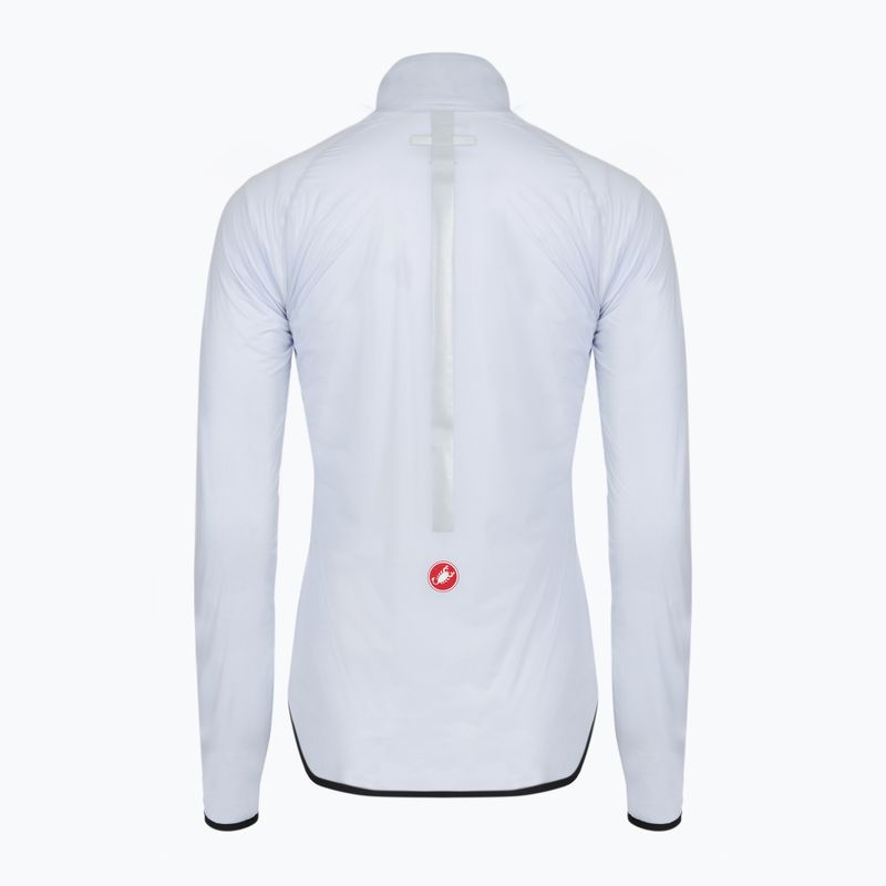 Dámská cyklistická bunda Castelli Squall Shell W silver grey/black 2