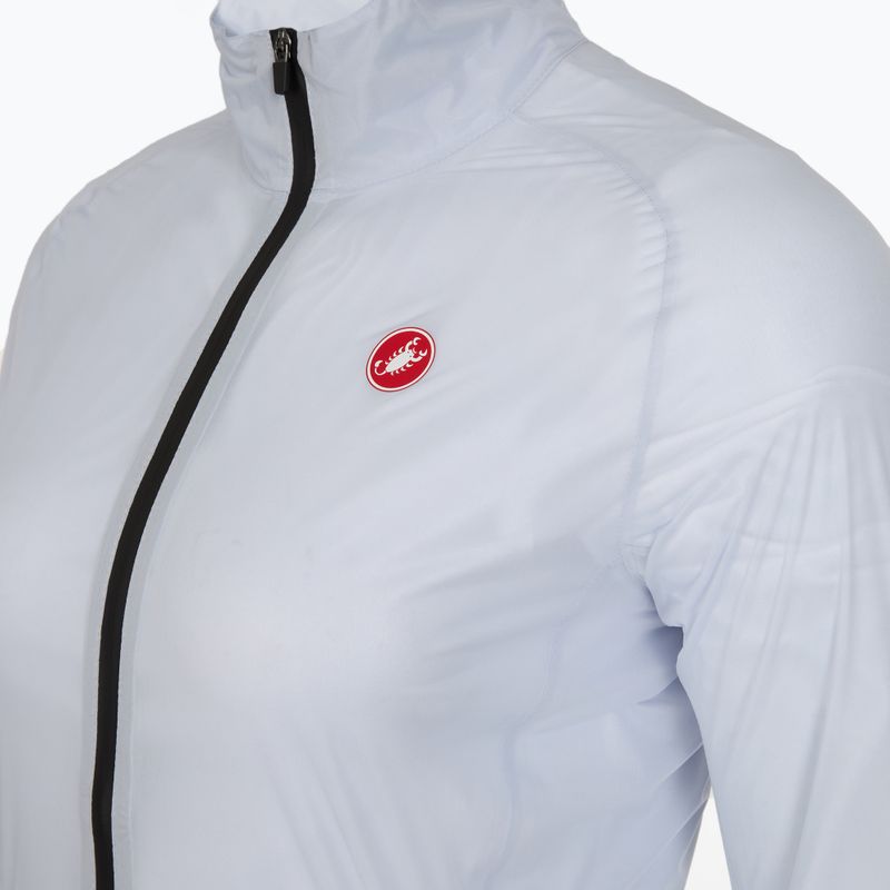 Dámská cyklistická bunda Castelli Squall Shell W silver grey/black 3