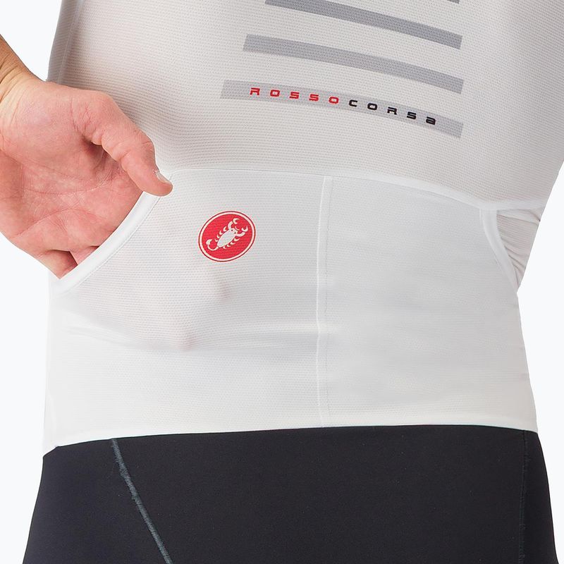 Pánská cyklistická kombinéza Castelli Free Sanremo 3 white/black 4