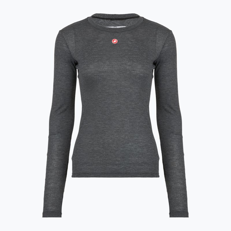 Dámské cyklistické tričko Longsleeve Castelli Medio Base Layer W melange gray