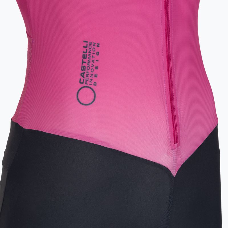 Dámská cyklistická kombinéza Castelli Movement Suit W violet pink/twilight blue 3