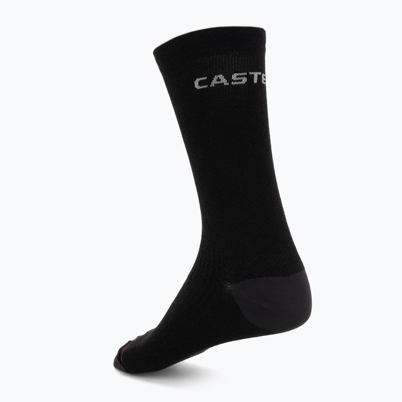 Pánské ponožky Castelli Bandito 2 Merino 18 Sock black 2