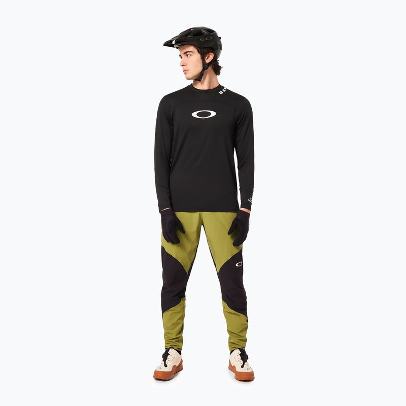 Pánský cyklistický dres longsleeve Oakley Free Ride RC blackout 2