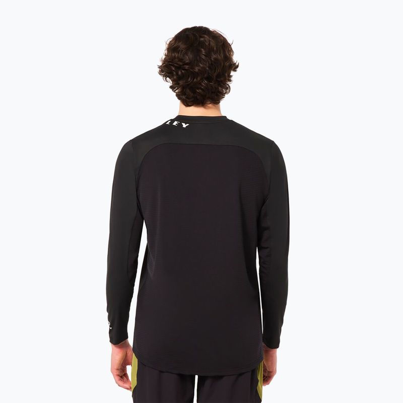 Pánský cyklistický dres longsleeve Oakley Free Ride RC blackout 3