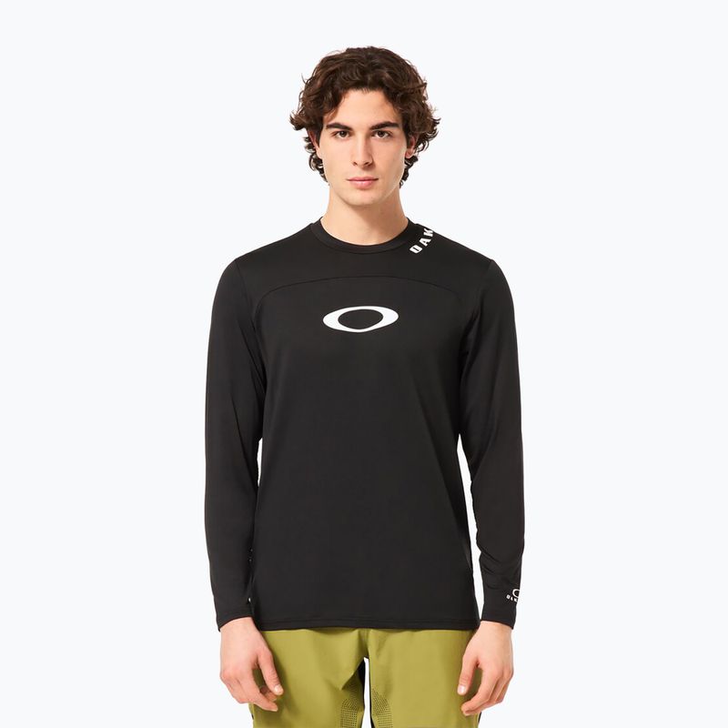 Pánský cyklistický dres longsleeve Oakley Free Ride RC blackout 5