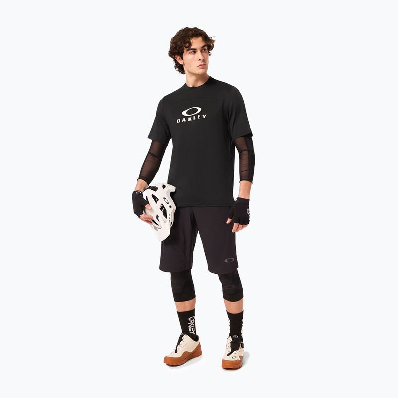 Pánský cyklistický dres Oakley Free Ride RC blackout 2