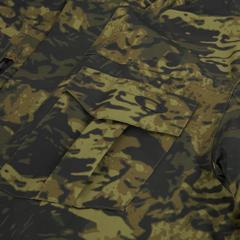 Pánská lyžařská bunda Oakley Core Divisional Rc Insulated tiger camo green 3