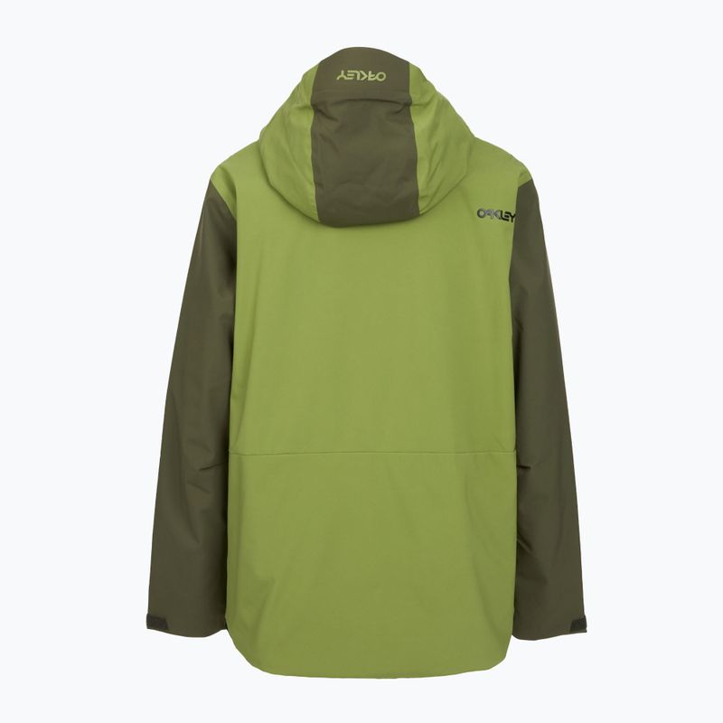 Pánská snowboardová bunda Oakley TNP TBT Insulated Anorak new dark brush/fern 2