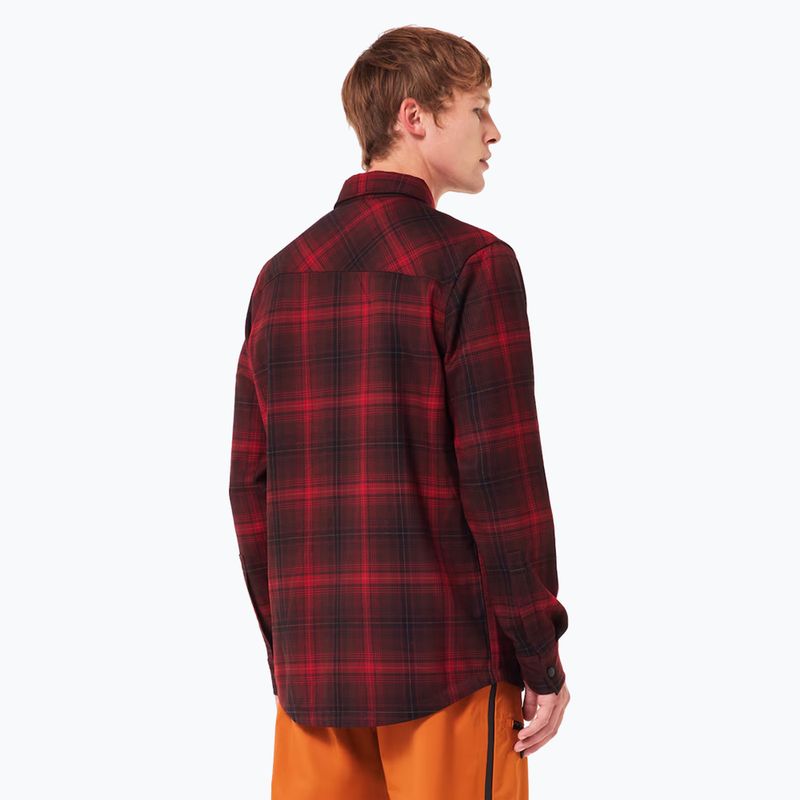 Pánská košile Oakley Butter Flannel Shirt black/grenache check 3