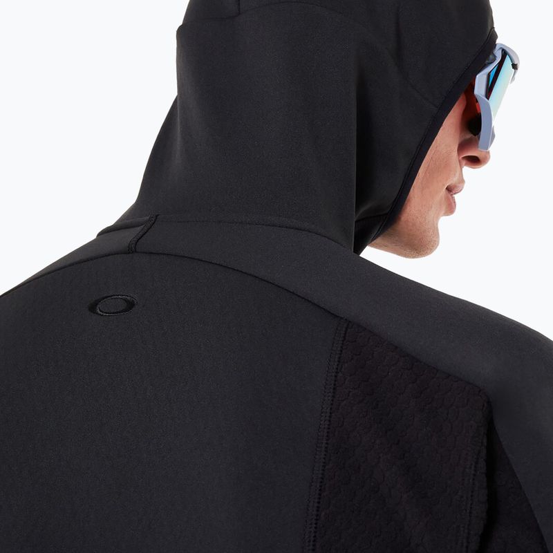 Pánská snowboardová mikina Oakley Drift Tech Fleece Hoodie blackout 7