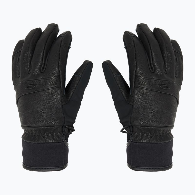 Dámské lyžařské rukavice Oakley W. Peak Leather blackout 3