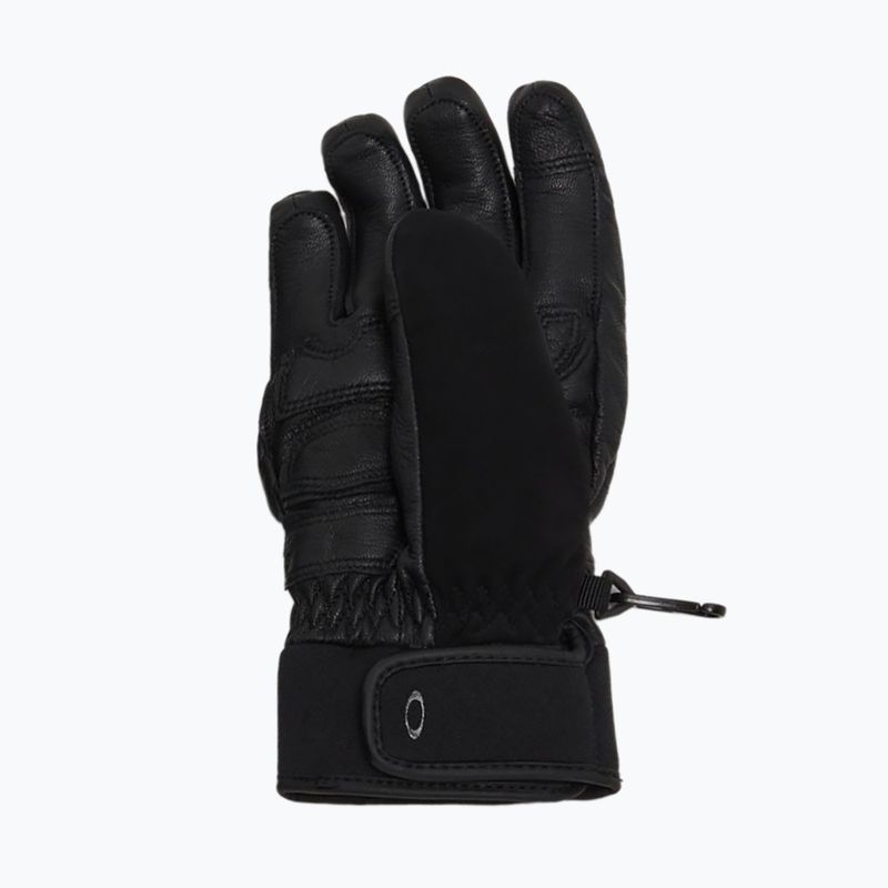 Dámské lyžařské rukavice Oakley W. Peak Leather blackout 9