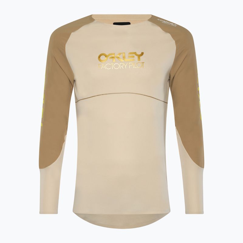 Pánský cyklistický dres Longsleeve Oakley Maven Scrub mist