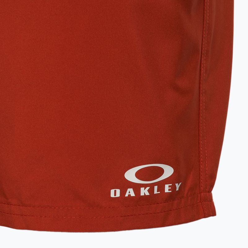 Pánské plavecké šortky Oakley Clear Lake 18" Volley flame red 3