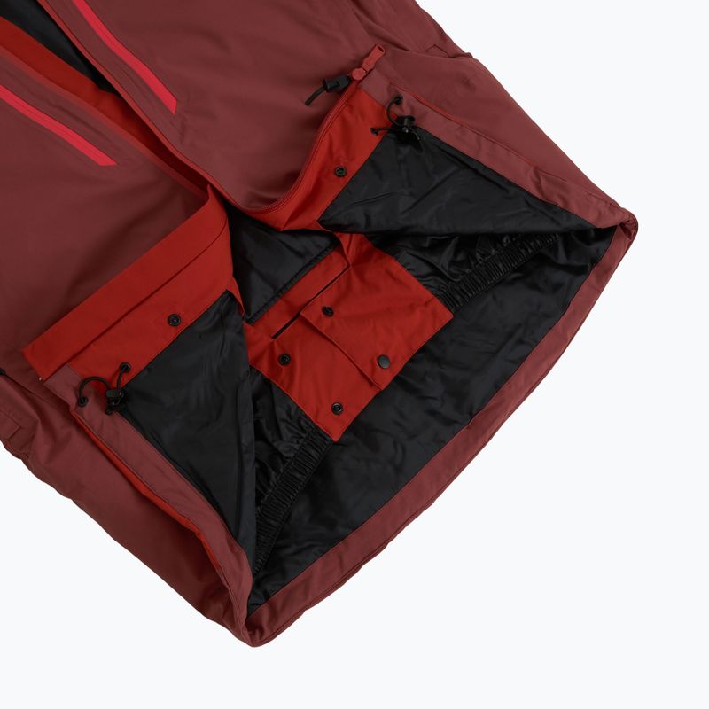 Pánská lyžařská bunda Oakley Canopy Pro Insulated flame red/rosewood 6