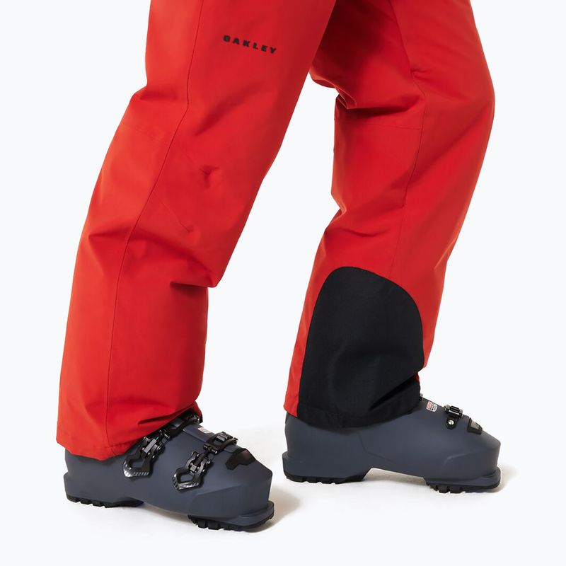 Pánské lyžařské kalhoty Oakley Canopy Insulated flame red 7