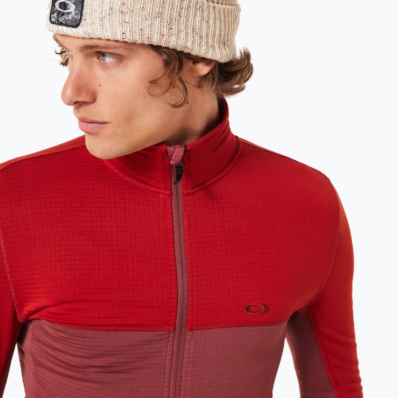 Pánská mikina Oakley Canopy FZ flame red 4