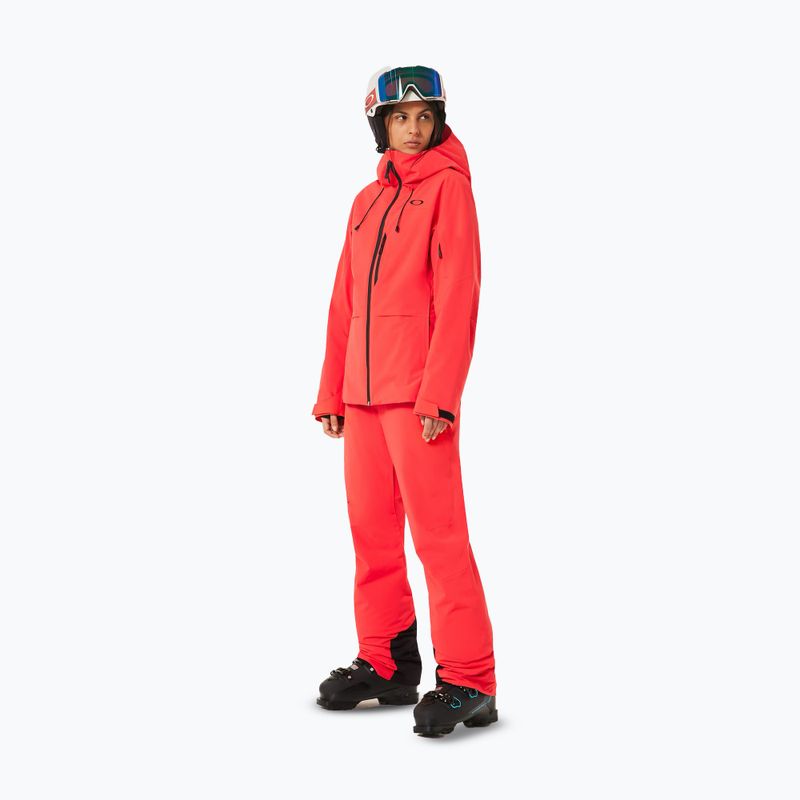 Dámská lyžařská bunda Oakley Canopy Insulated hibiscus red 3