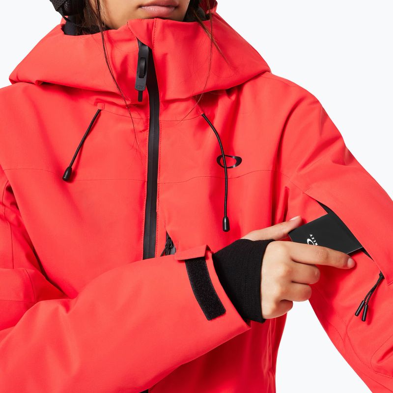 Dámská lyžařská bunda Oakley Canopy Insulated hibiscus red 6