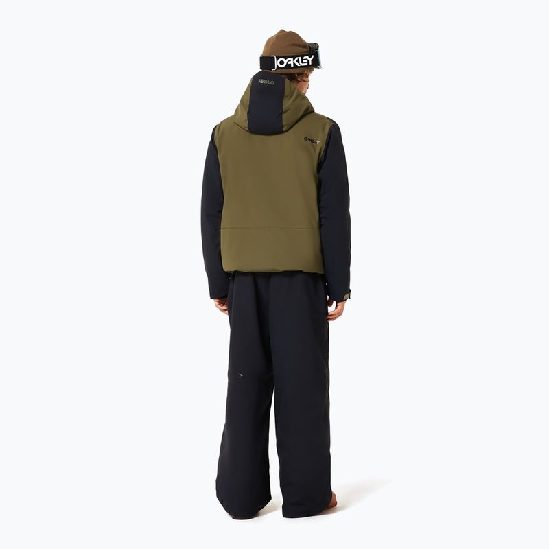 Pánská snowboardová bunda Oakley TNP TBT Isulated Anorak army green 2