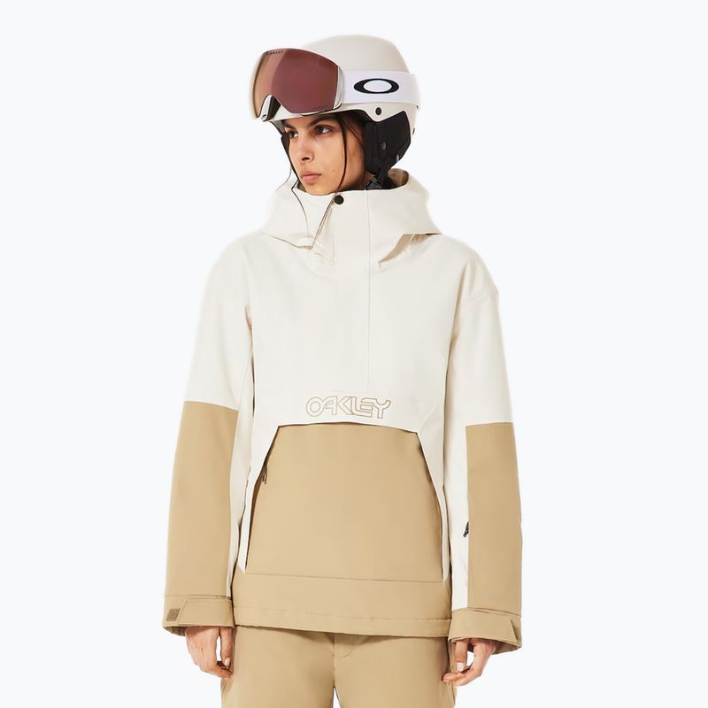 Dámská snowboardová bunda Oakley WMNS TNP TBT Isulated Anorak Mist/Pebble